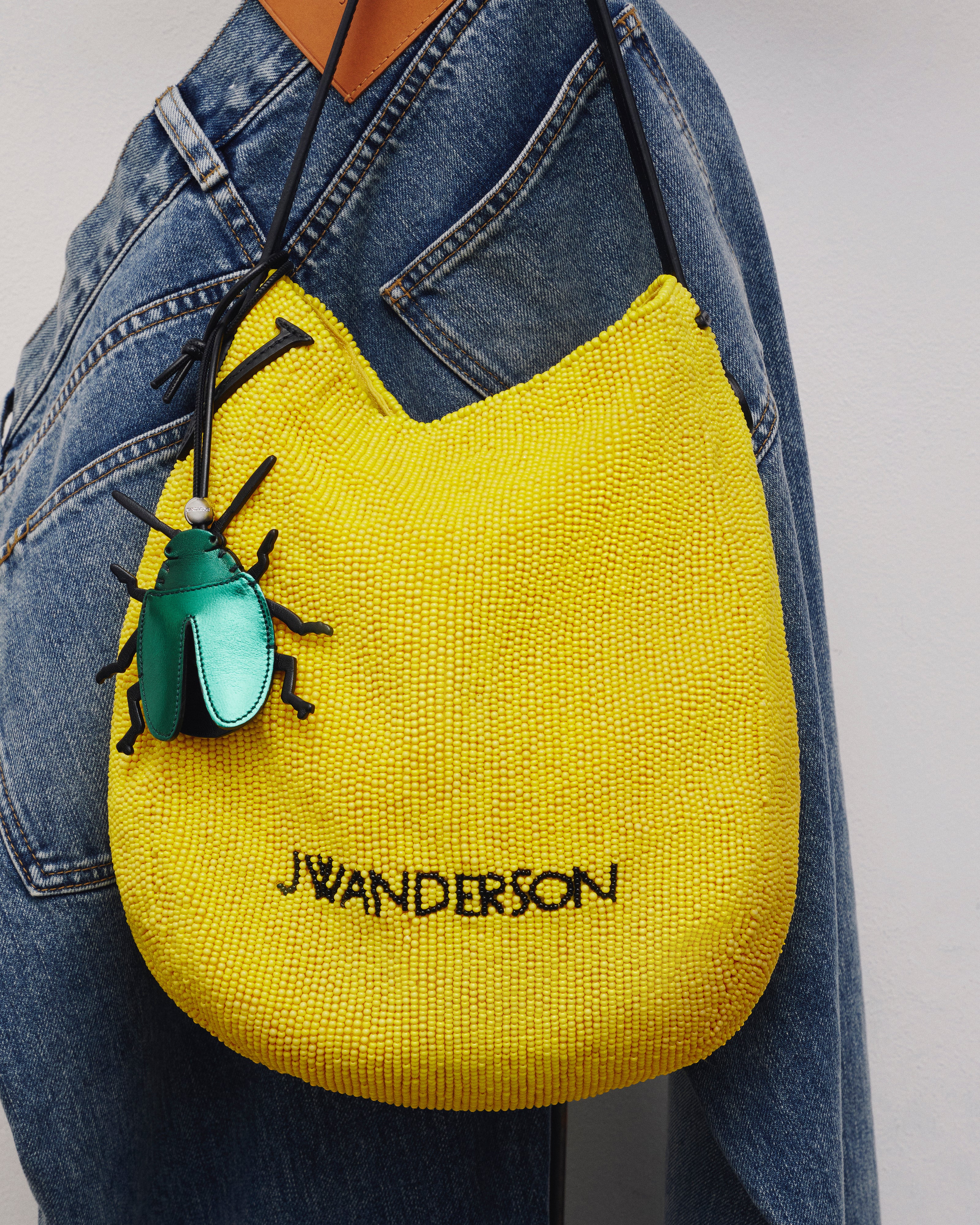 SMALL BEADED BULB BAG IN YELLOW in YELLOW HB0781FA0530200O/S | JW