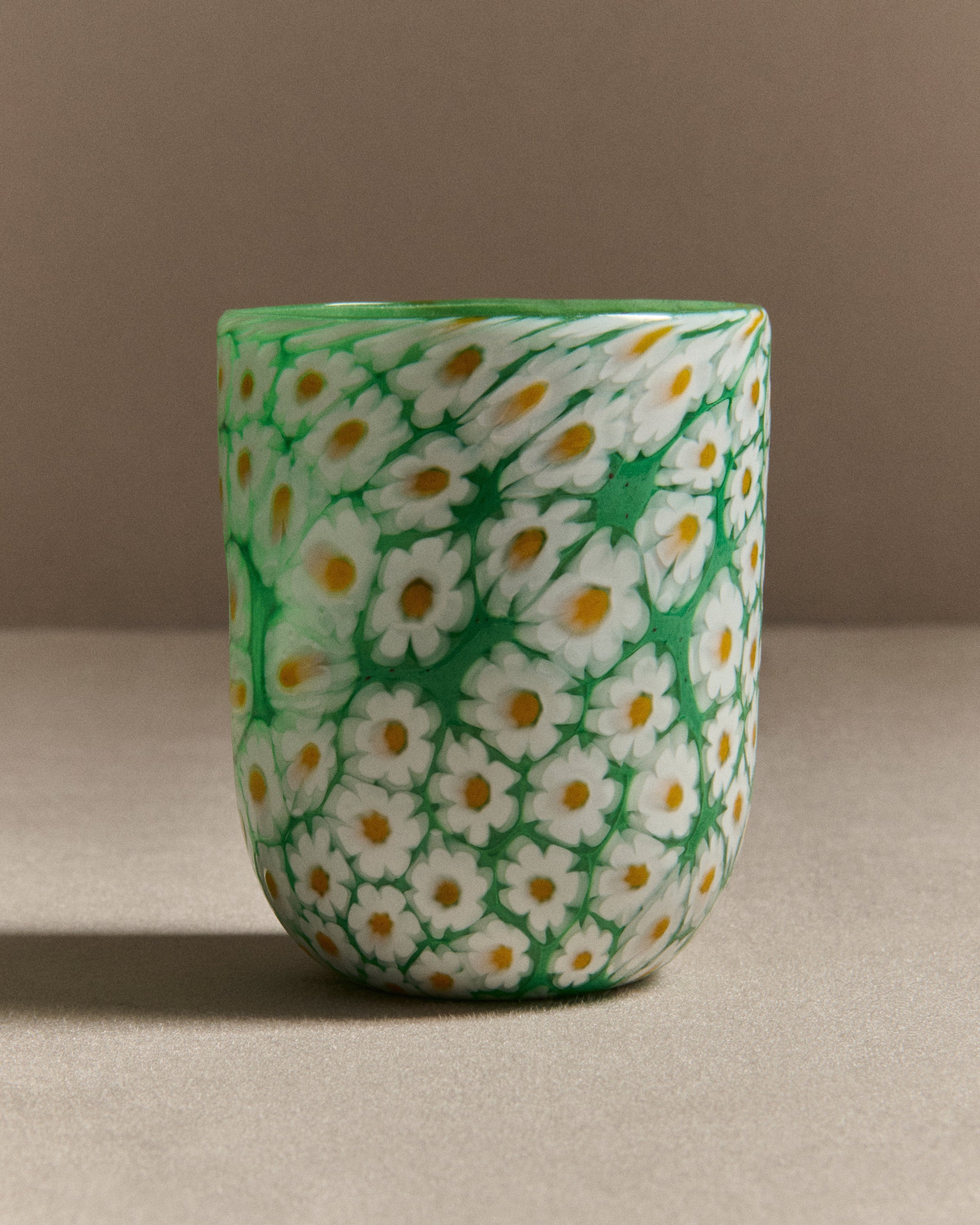 full murrina glass white green Still Life 1