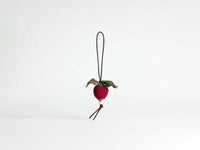 radish charm burgundy Product Front 1