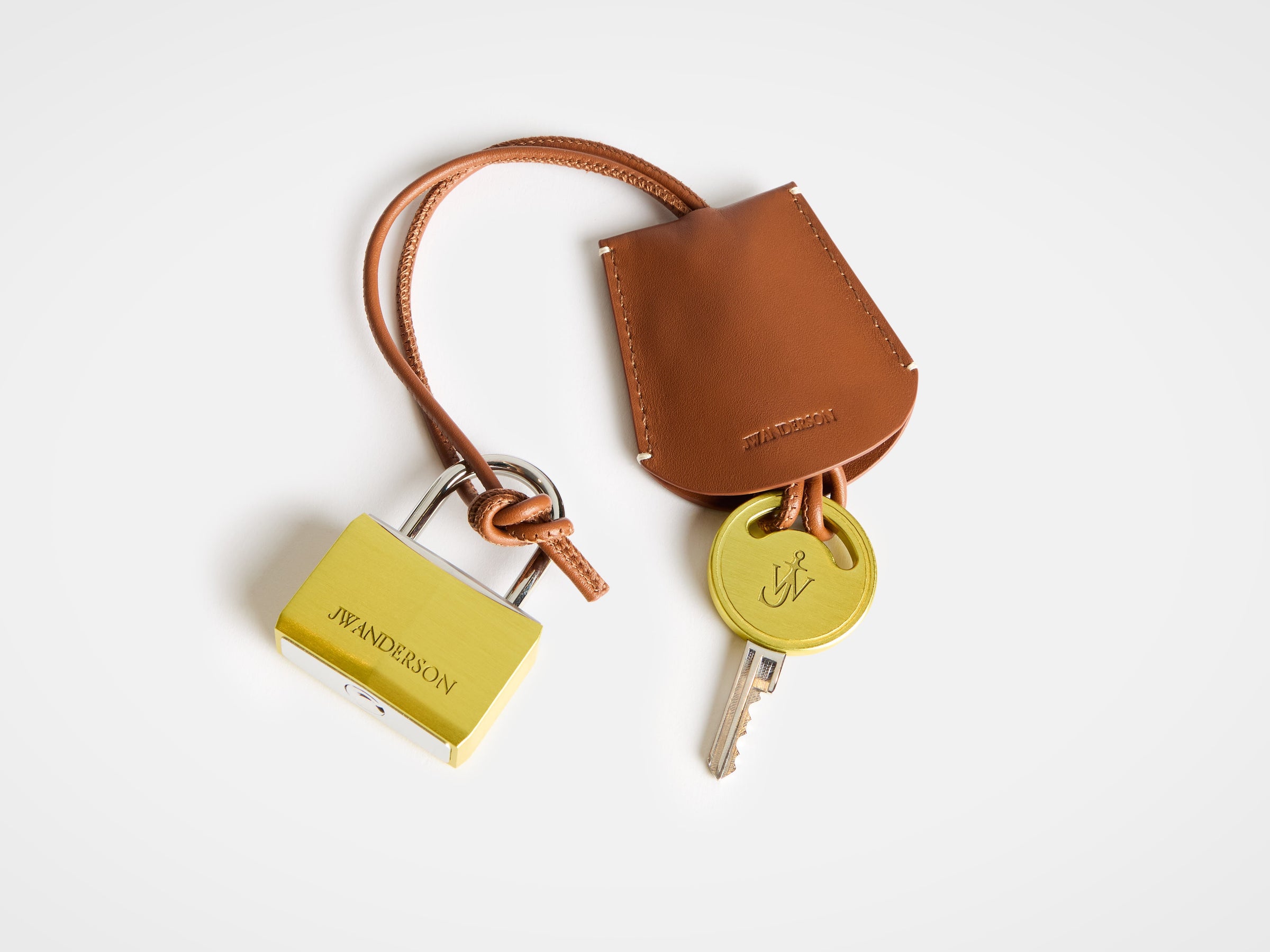 padlock charm yellow Product Detail 1