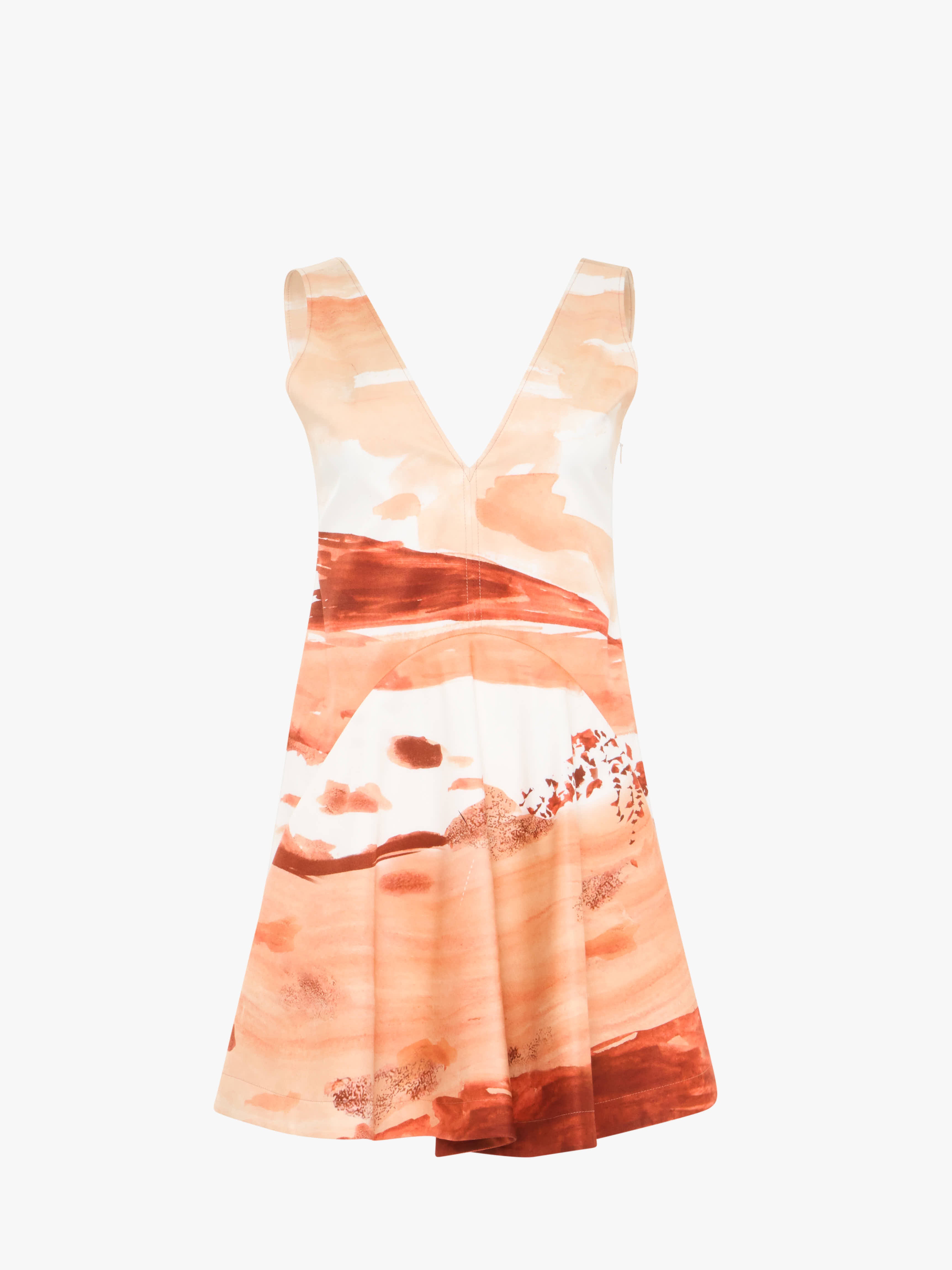PRINTED V-NECK MINI DRESS – JW Anderson