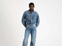 oversized shirt mid blue 1 Model Detail 1