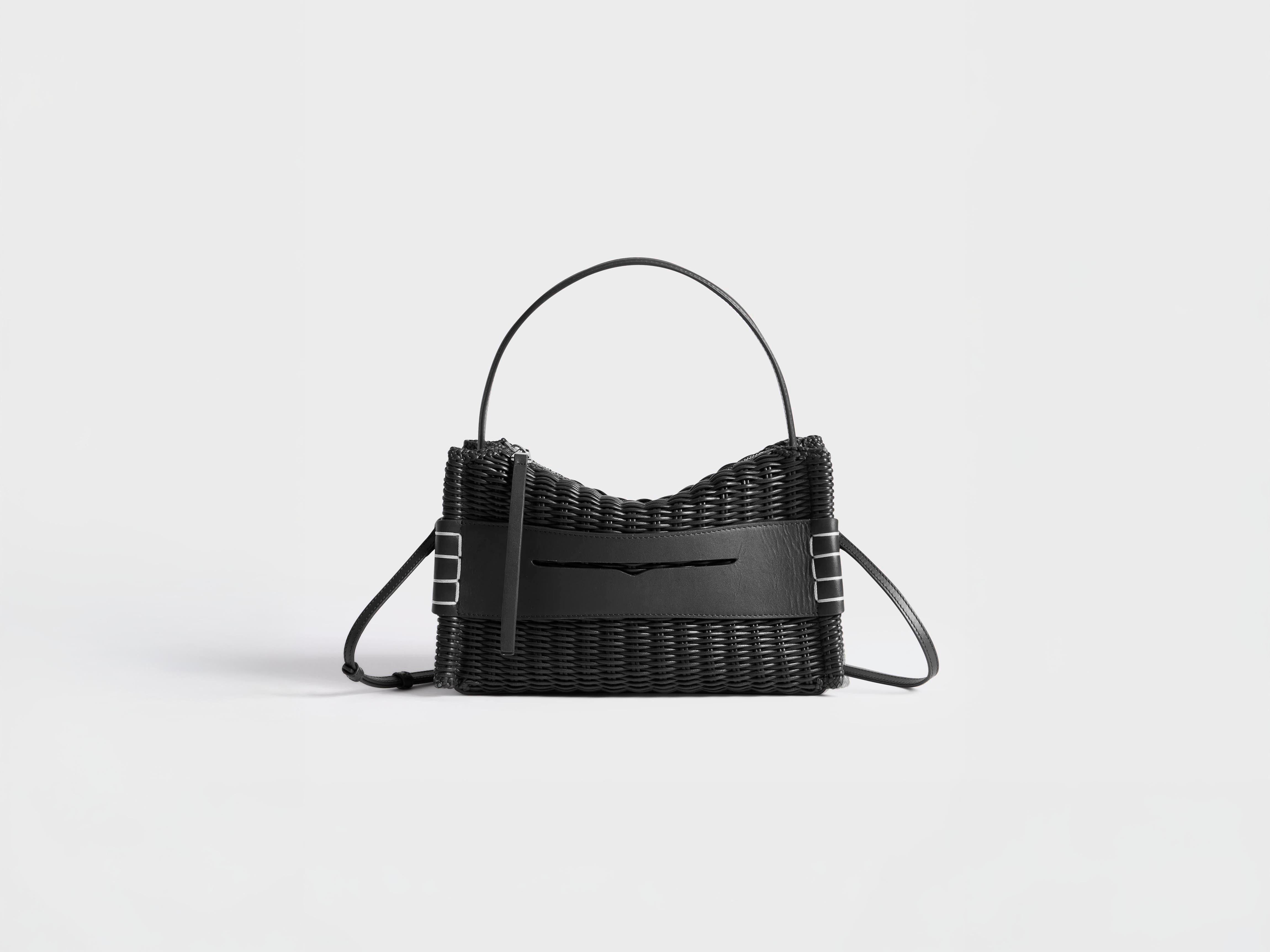 LOAFER BAG IN BLACK WOVEN LEATHER in BLACK HB0777LA0399999O/S | JW