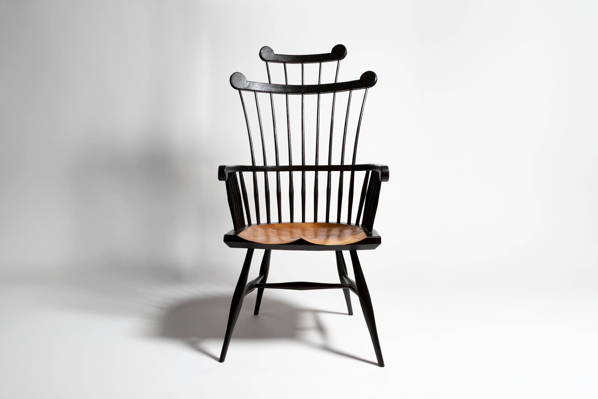 note armchair black Product Front 1