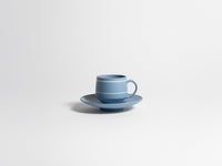 tea cup saucer light blue Product Front 1