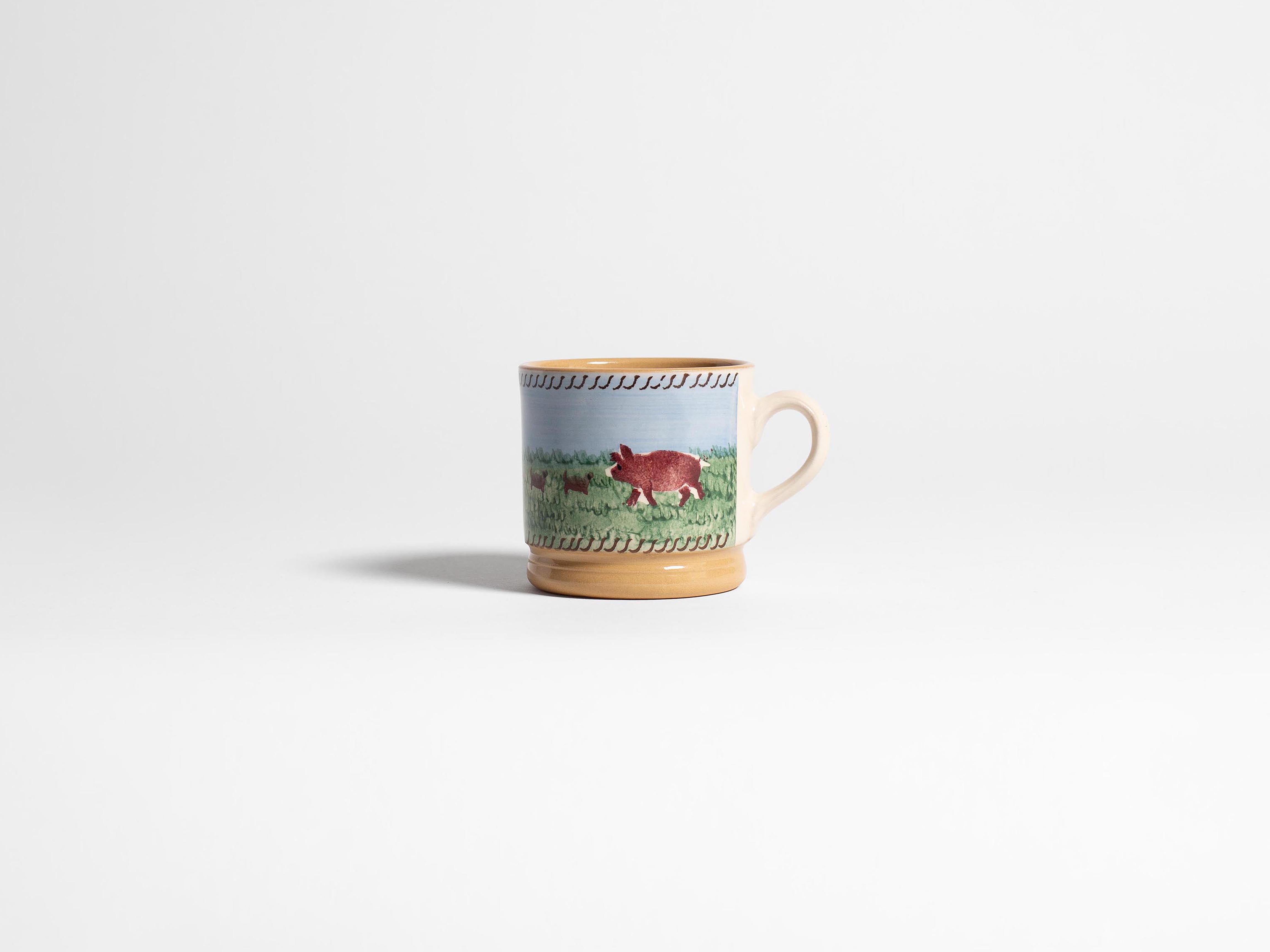 NICHOLAS MOSSE SMALL MUG IN BLUE & MULTI in BLUE/MULTI