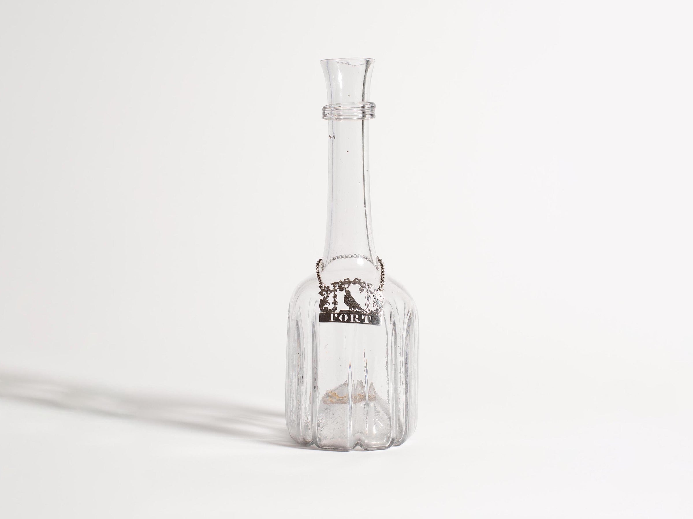 WILLIAM IV SILVER ARMORIAL WINE LABEL IN SILVER