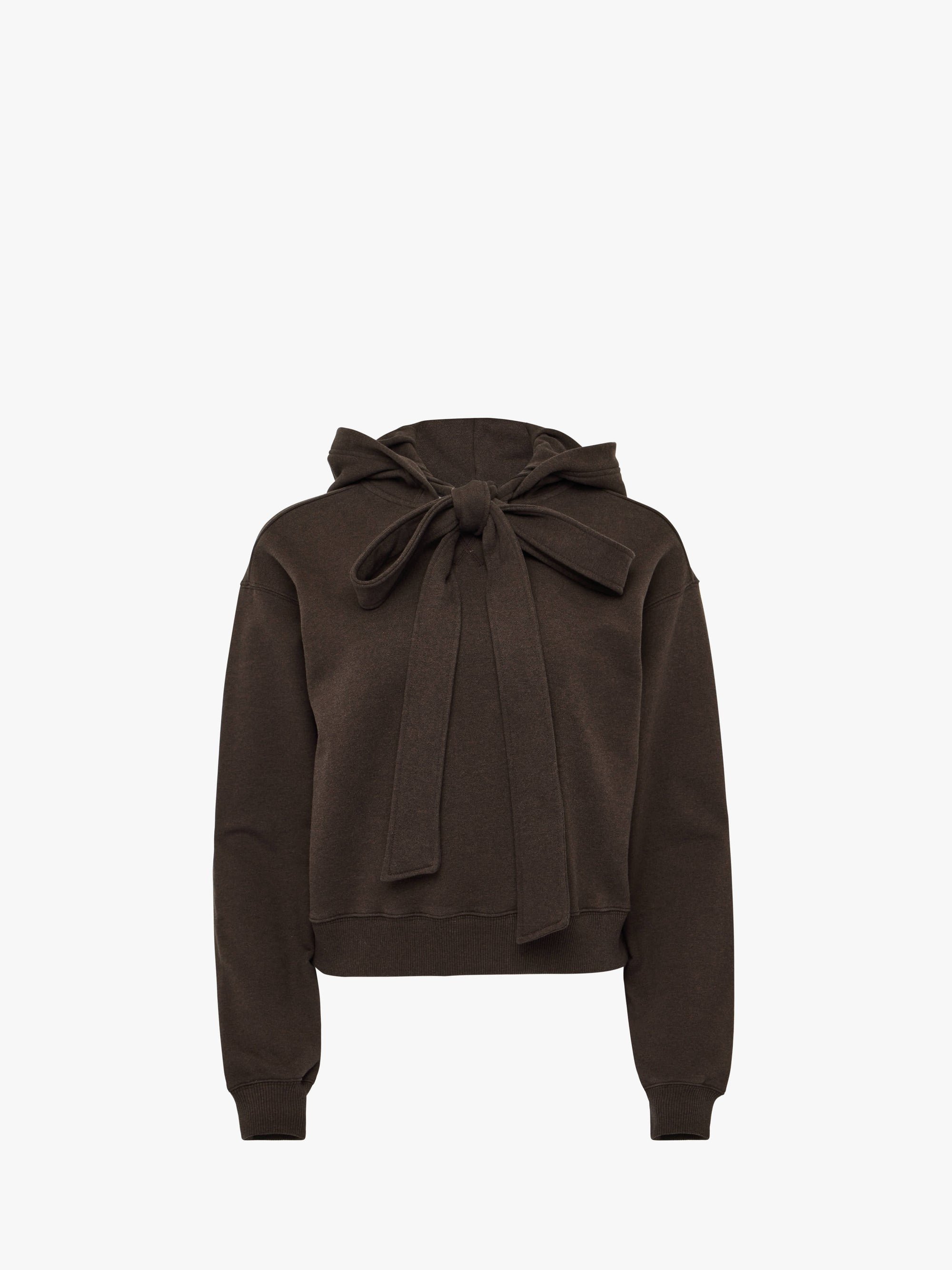 TIED BOW HOODIE