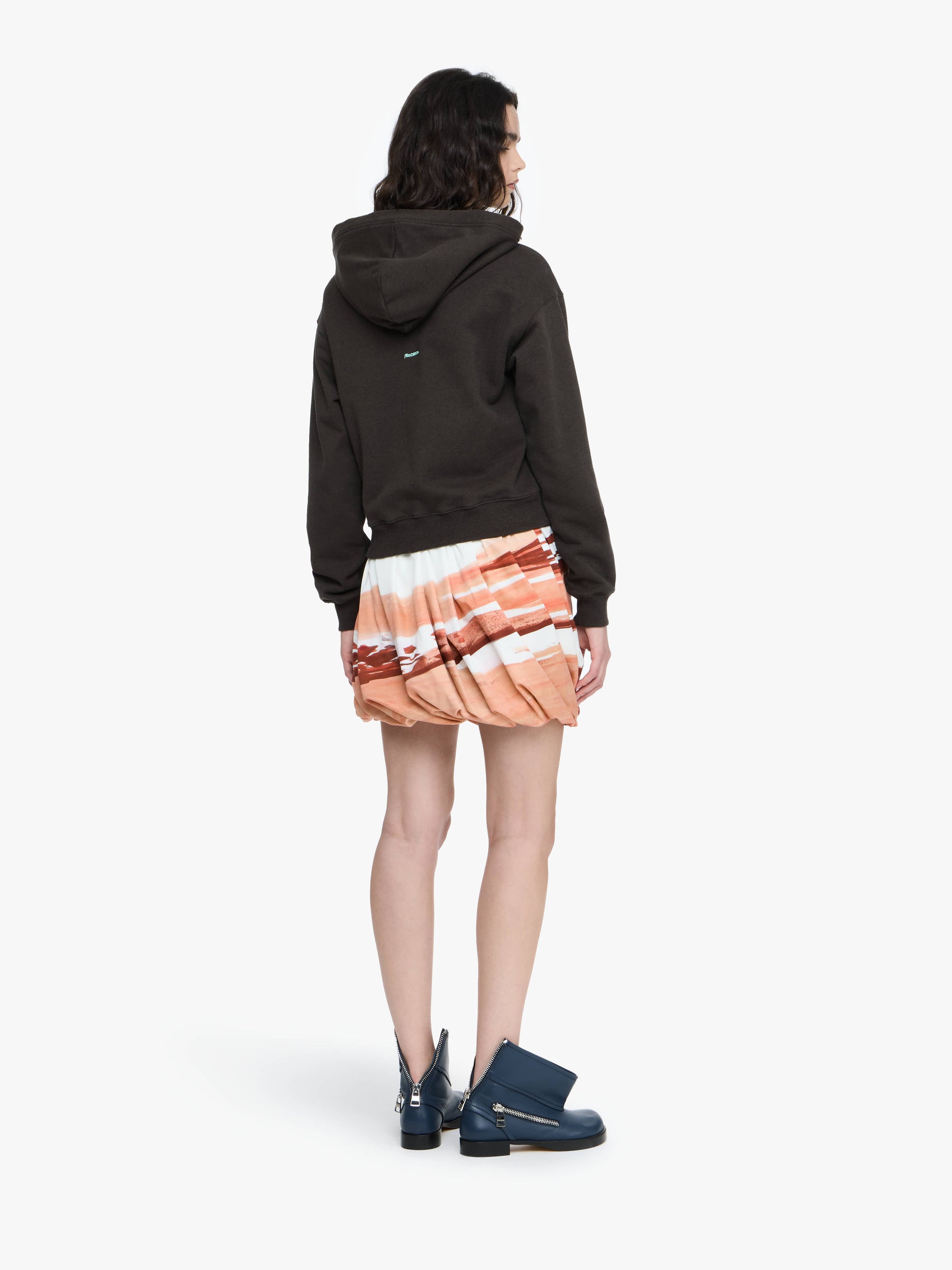 TIED BOW HOODIE