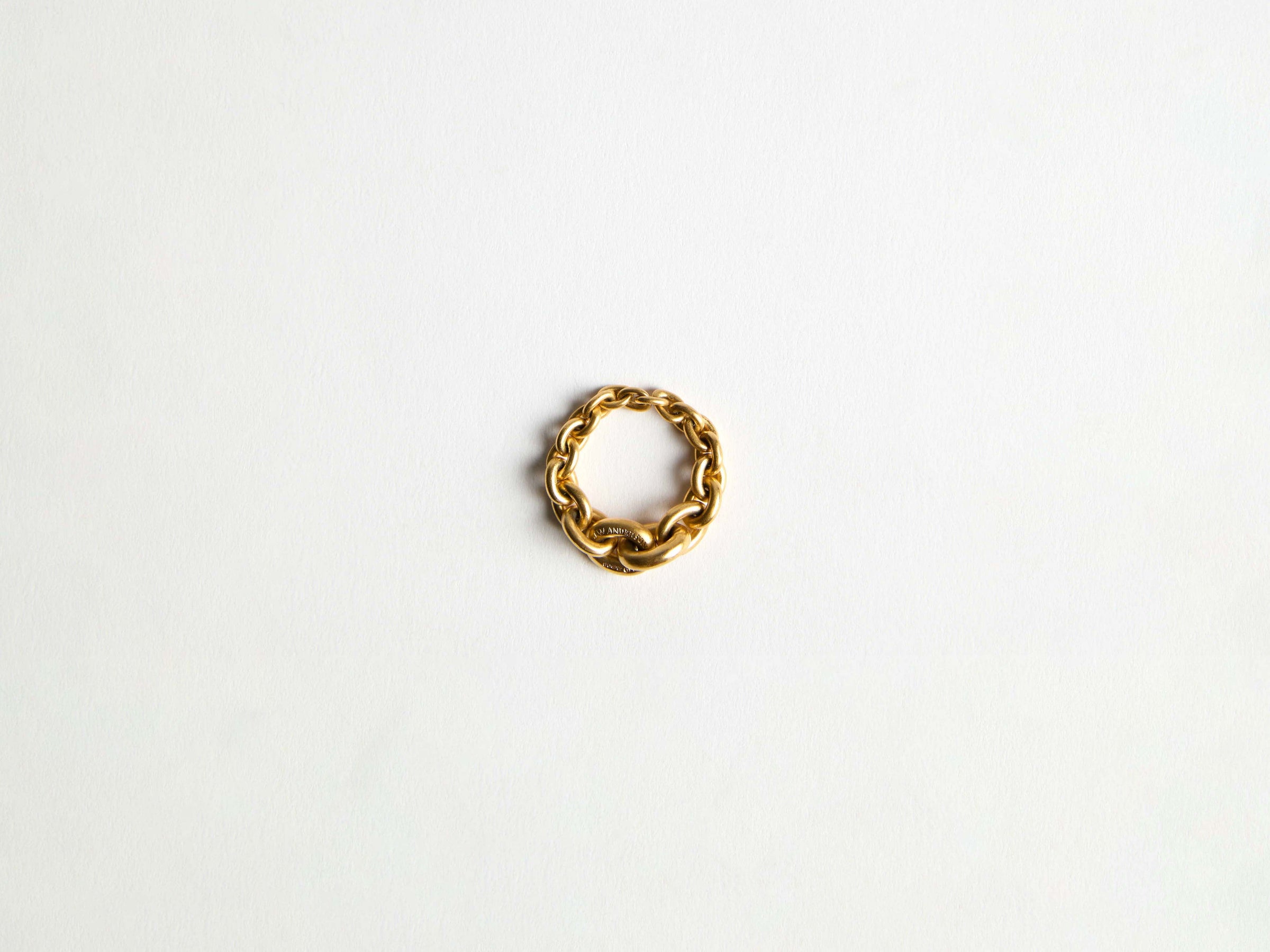 CHAIN-LINK RING IN 18KT YELLOW GOLD