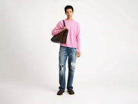 v neck jumper bubblegum 1 Model Front 1