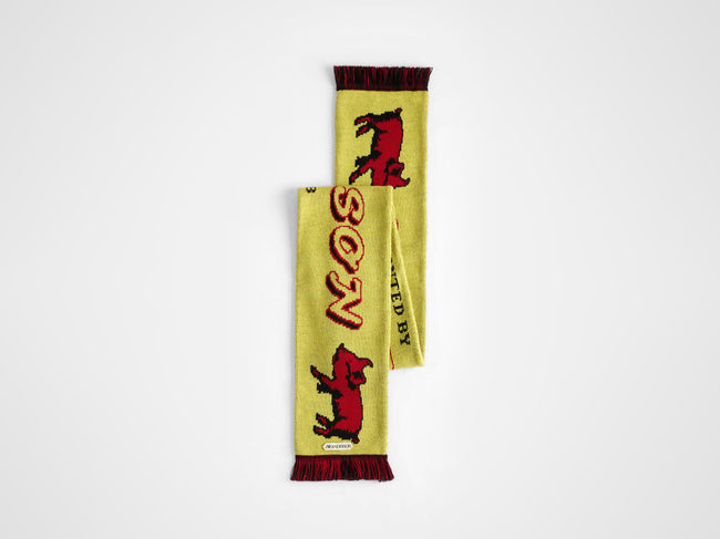 piglet football scarf marigold Product Front 1