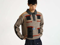 house polo jumper beige melange 1 Model Detail 1