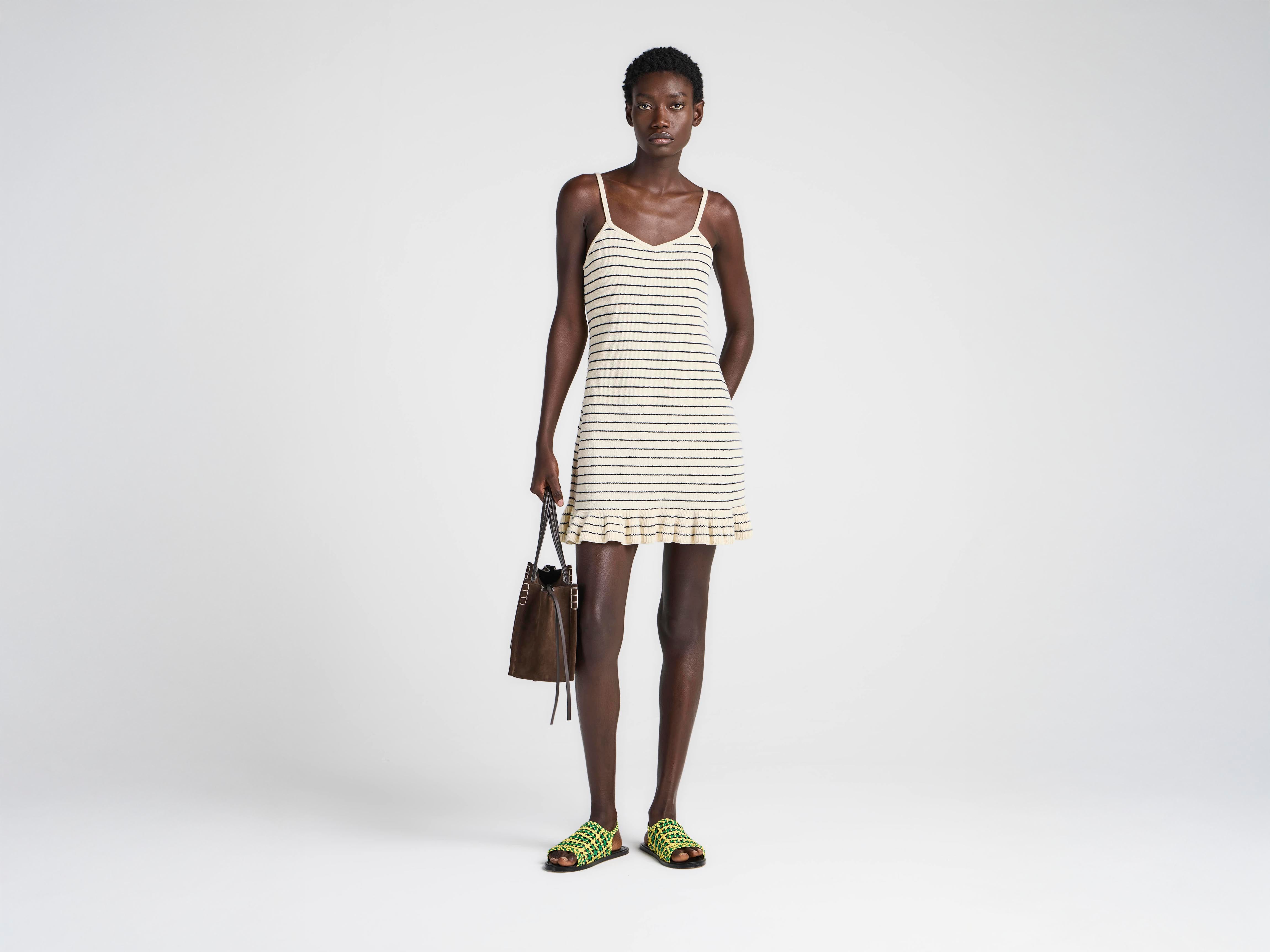 jw anderson rolled hem duchesse mini dress Womens Mini Dress In White