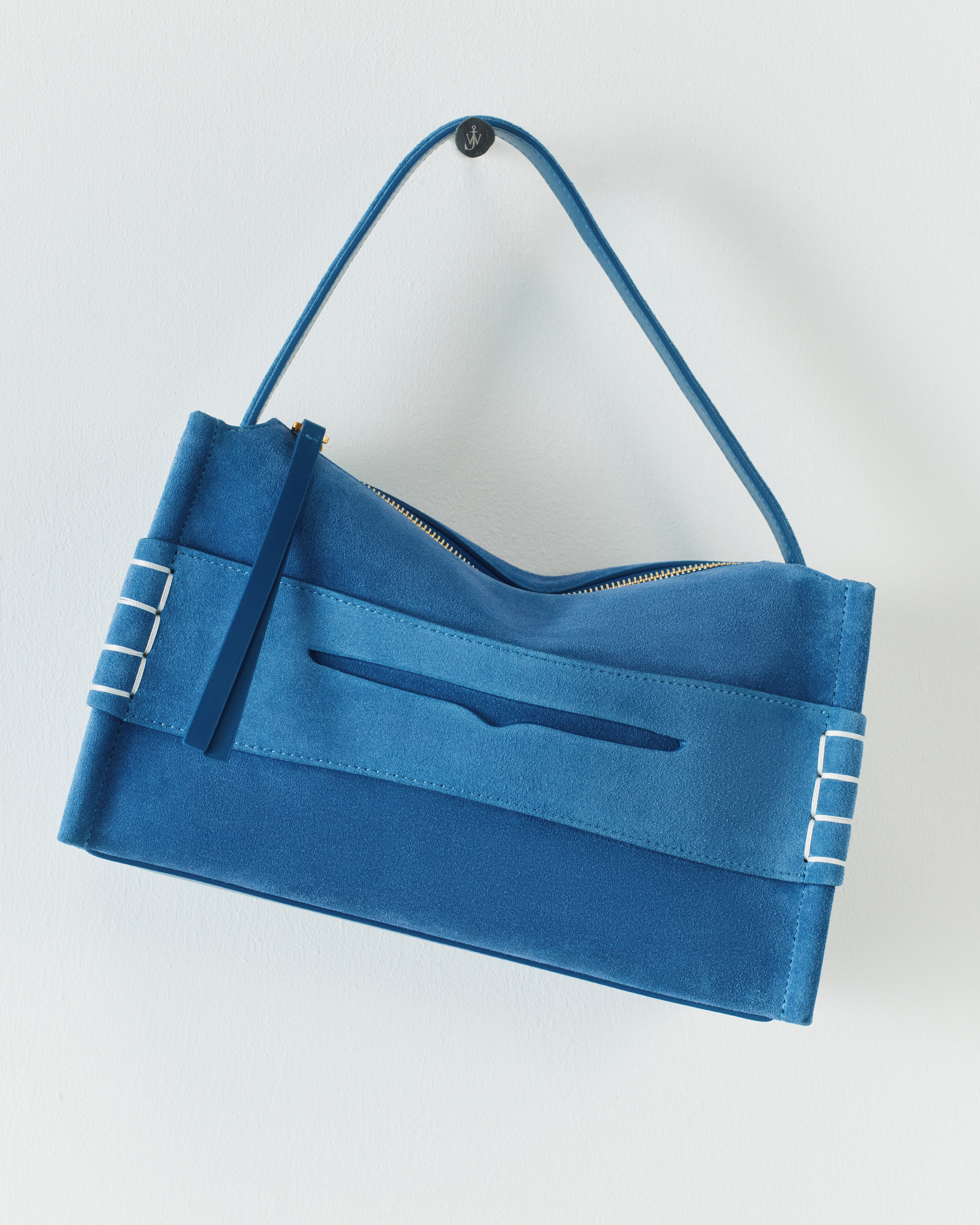LOAFER BAG IN MID BLUE SUEDE in MID BLUE HB0731LA0361172O/S | JW