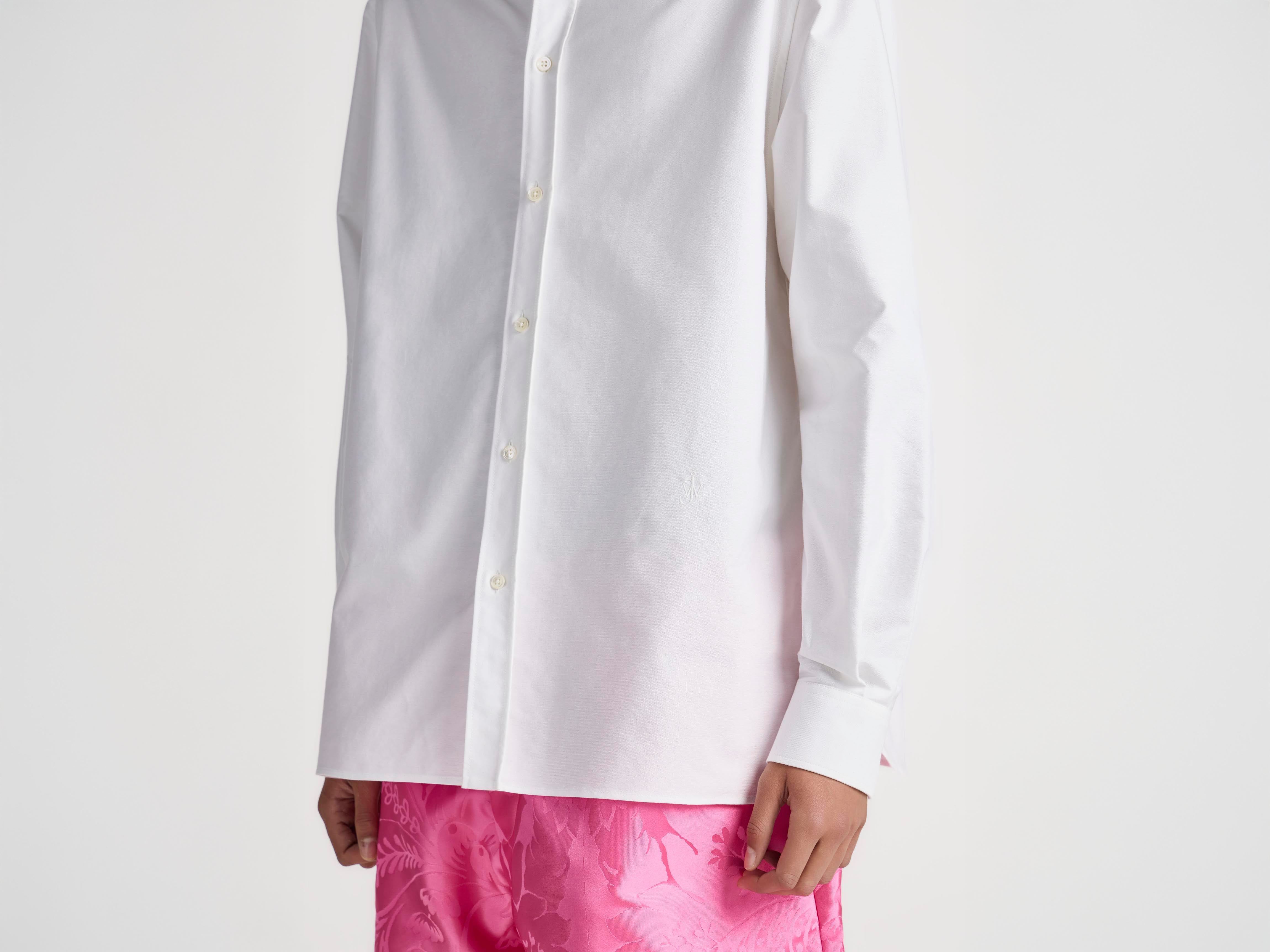 MENS CLASSIC SHIRT IN WHITE in WHITE SH0366PG172600144 | JW