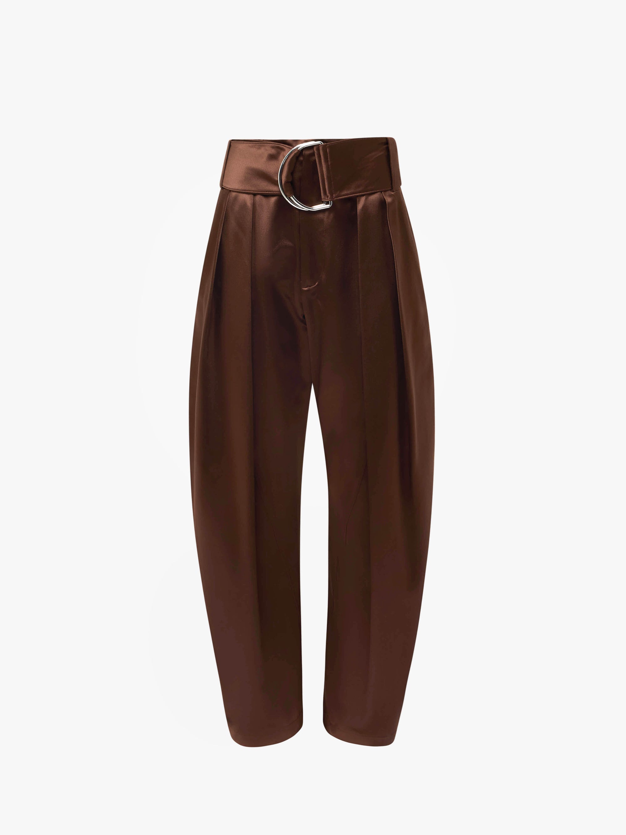 PANTALONI CON PIEGA E FIBBIA A D