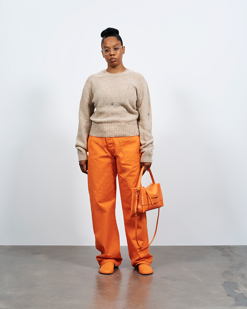 loafer bag bright orange Lookbook 4