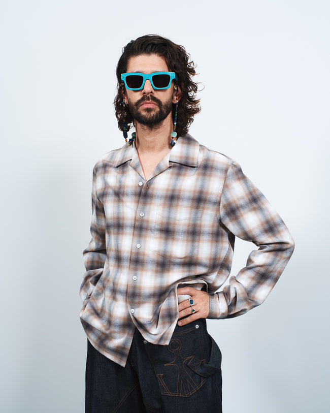 JWA02 RECTANGULAR SUNGLASSES IN TURQUOISE