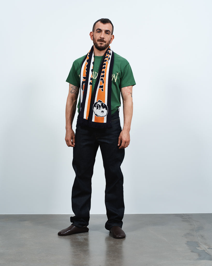 winner football scarf orange Lookbook 4