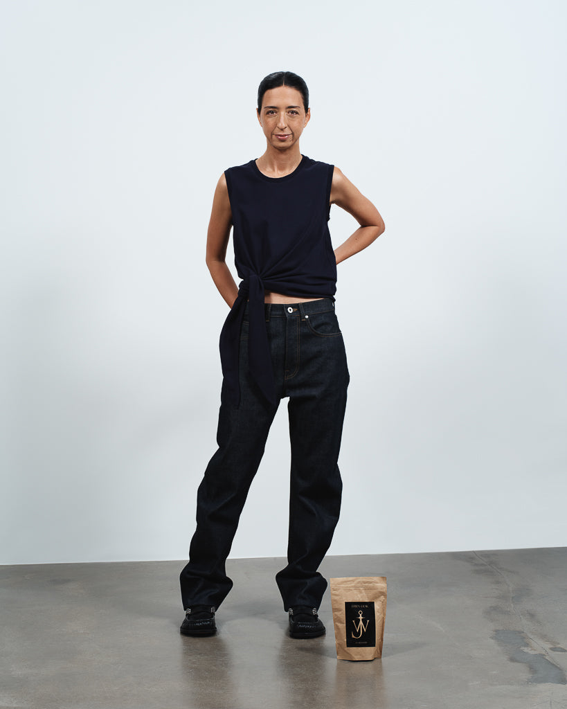 hem knot tank top navy Lookbook 2