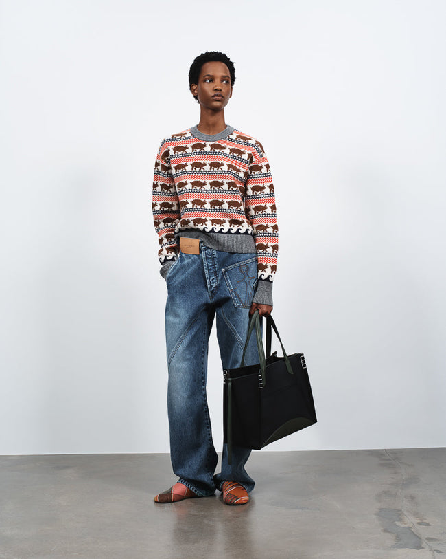 pig fair isle jumper red 1 Lookbook 1