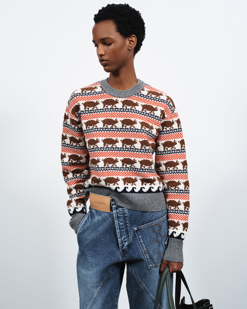 pig fair isle jumper red 1 Lookbook 4