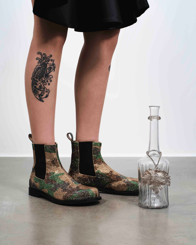 chelsea loafer boot m military green Lookbook 1