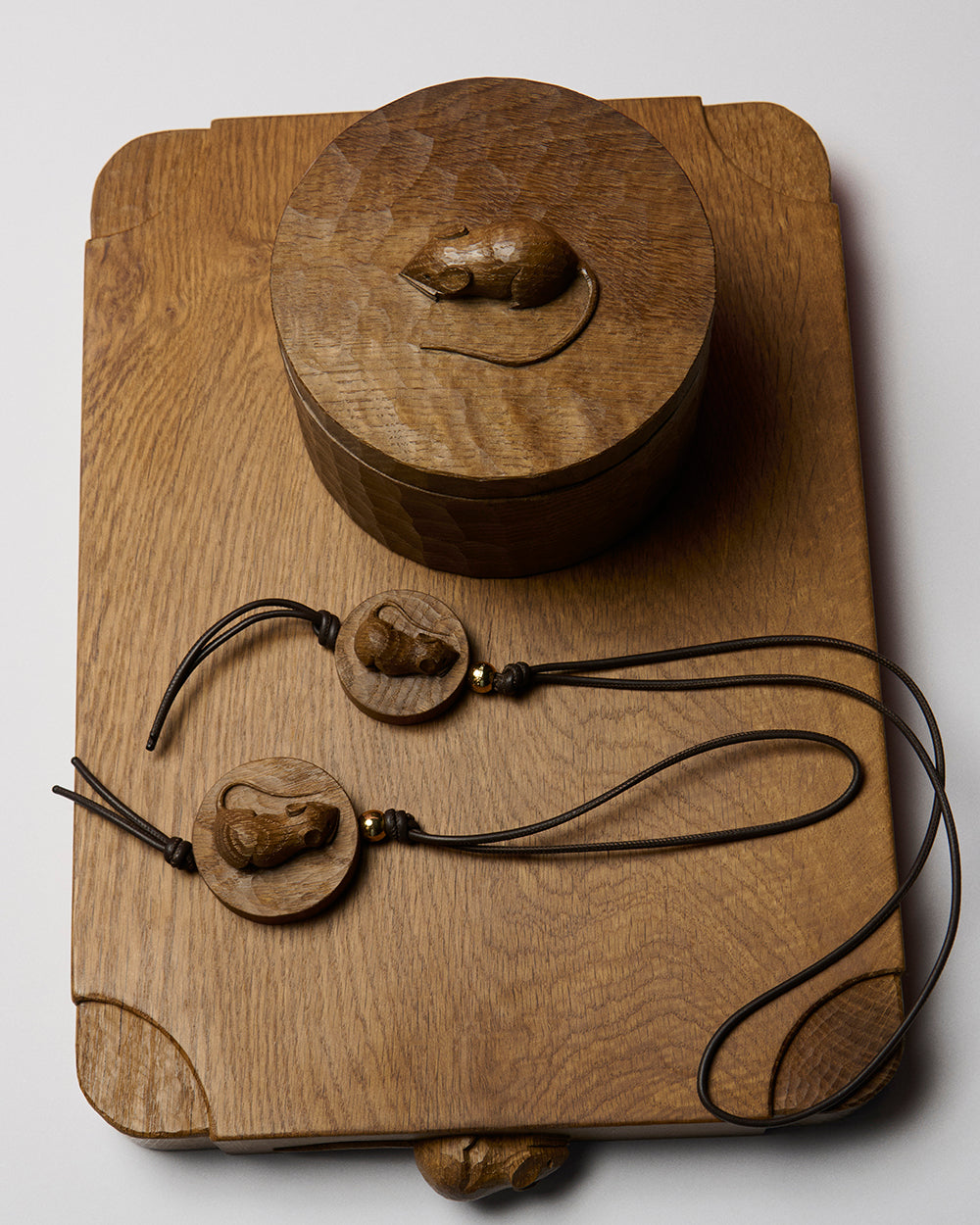 JW ANDERSON X MOUSEMAN CHOPPING BOARD IN BROWN