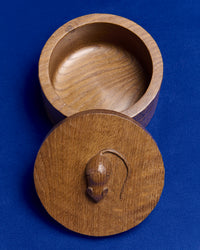 JW ANDERSON X MOUSEMAN WOODEN TRINKET BOX IN BROWN