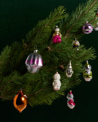 THE THREE LITTLE PIGS [SET] VINTAGE CHRISTMAS ORNAMENT