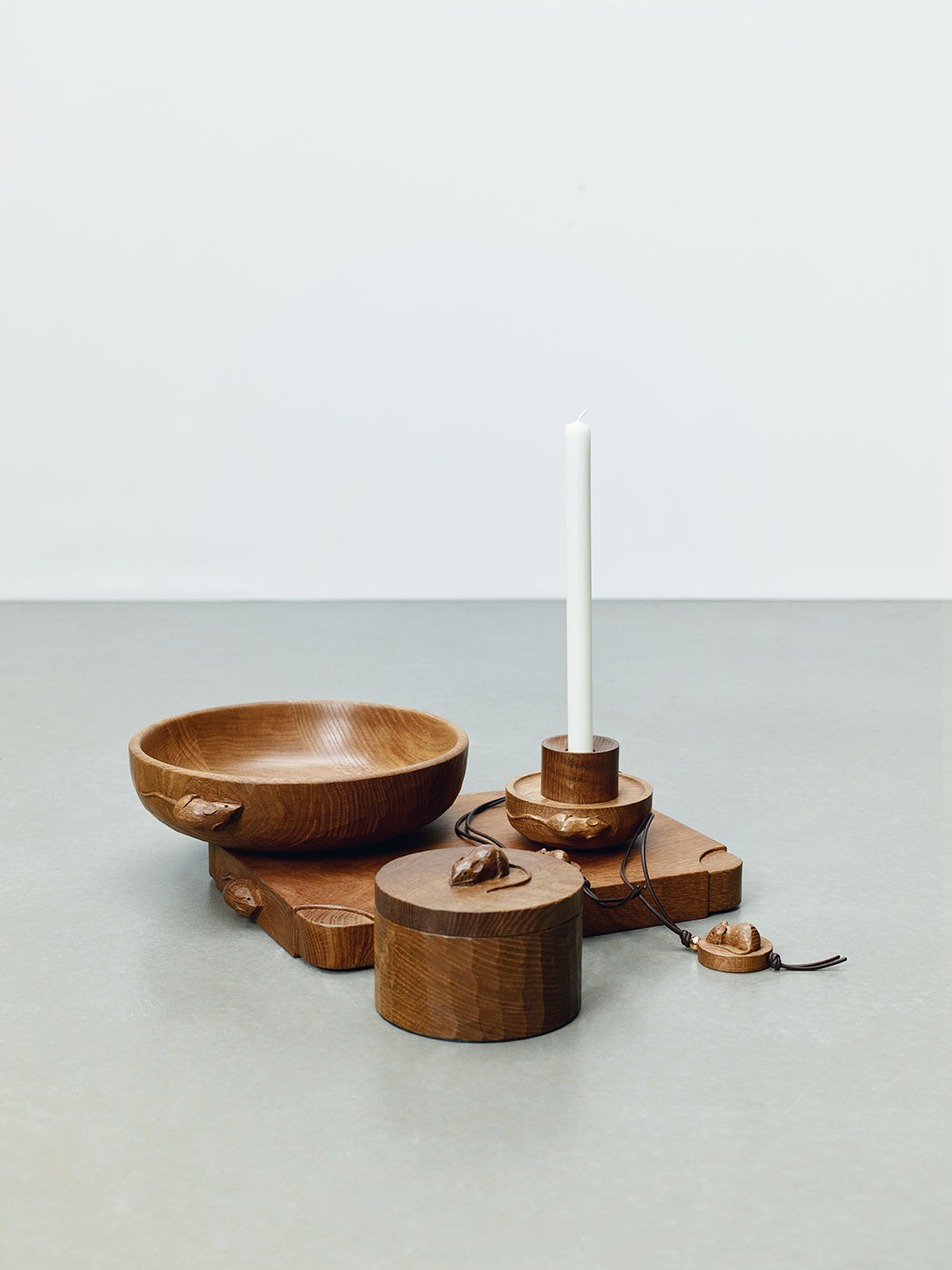 JW ANDERSON X MOUSEMAN CHOPPING BOARD IN BROWN