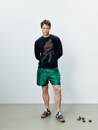 MENS HIKER LONG-SLEEVED SHIRT IN WASHED BLACK