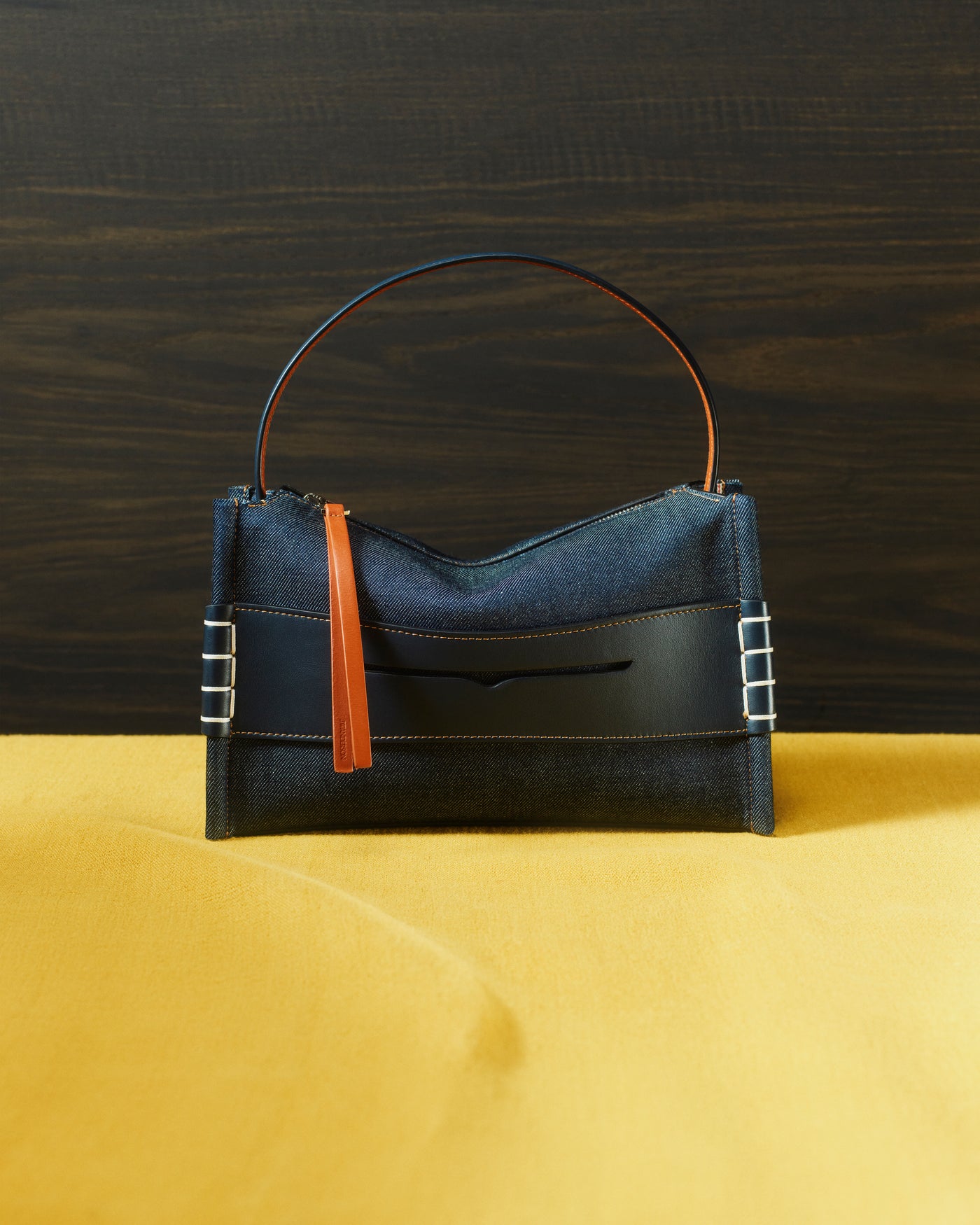 LOAFER BAG IN INDIGO DENIM