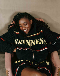 Unisex JW ANDERSON X GUINNESS TOWELLING JACKET IN BLACK