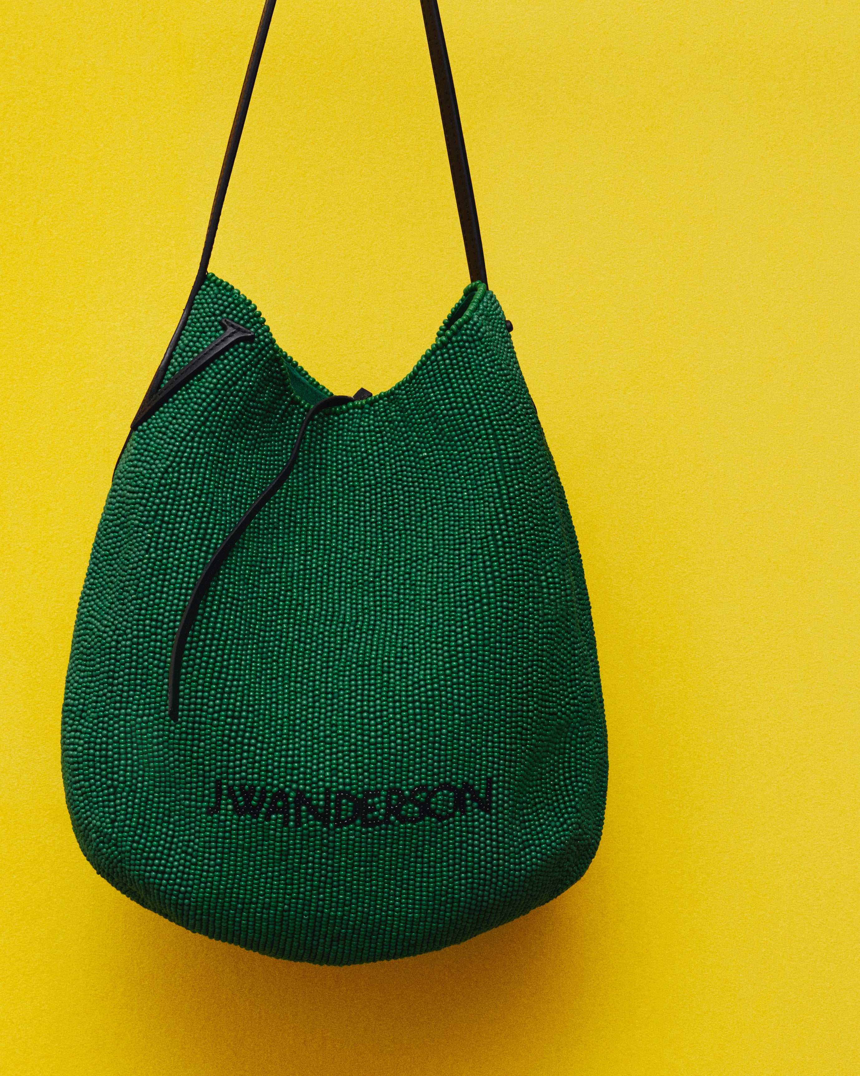 SMALL BEADED BULB BAG IN GREEN in GREEN HB0781FA0530500O/S | JW