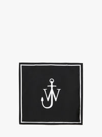 CL_60 X 60 SCARF - BLACK/WHITE_AC0305FA0314
