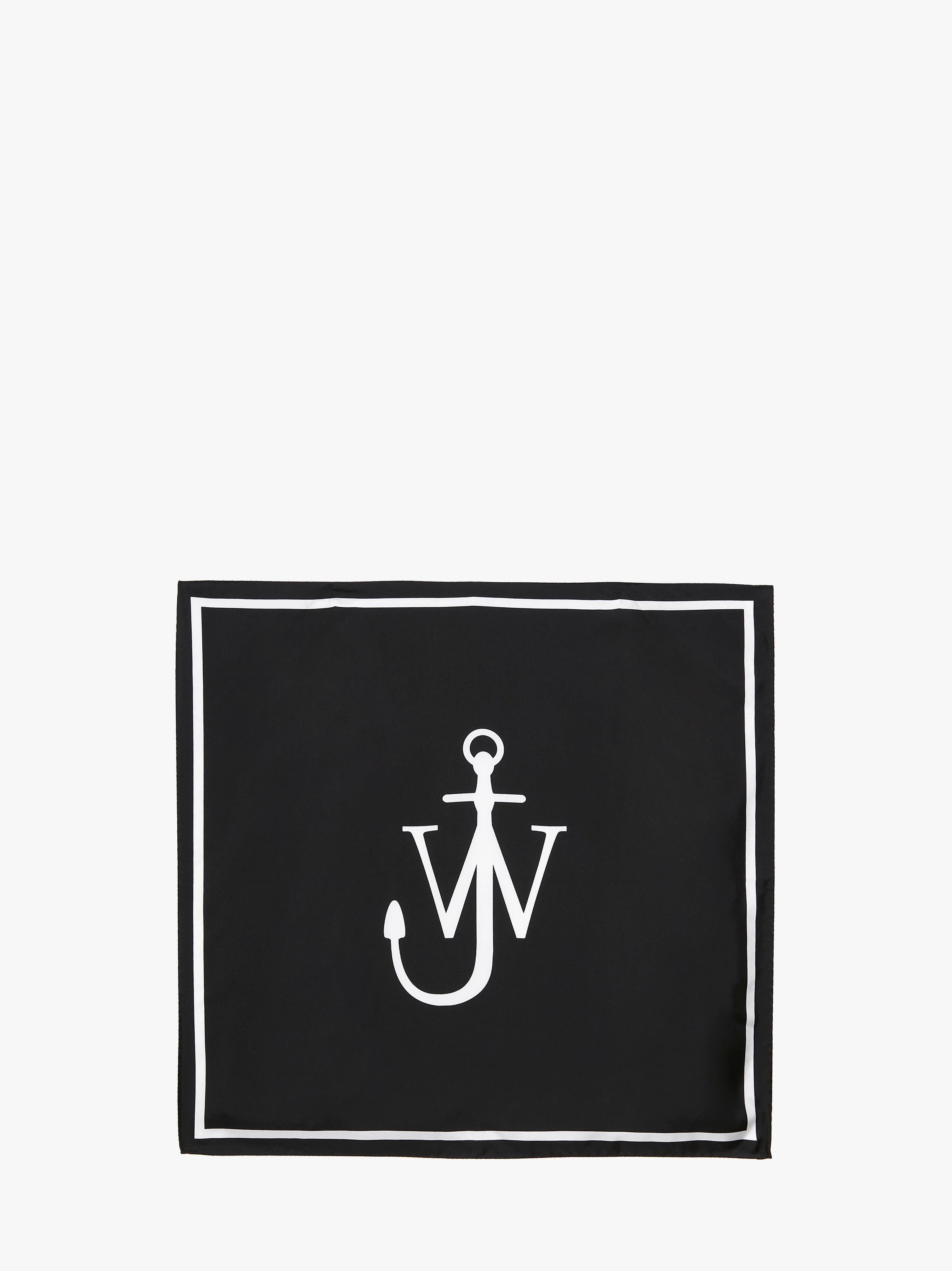 CL_60 X 60 SCARF - BLACK/WHITE_AC0305FA0314
