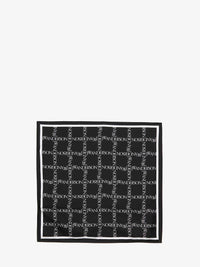 CL_60 X 60 SCARF - BLACK/WHITE_AC0305FA0315