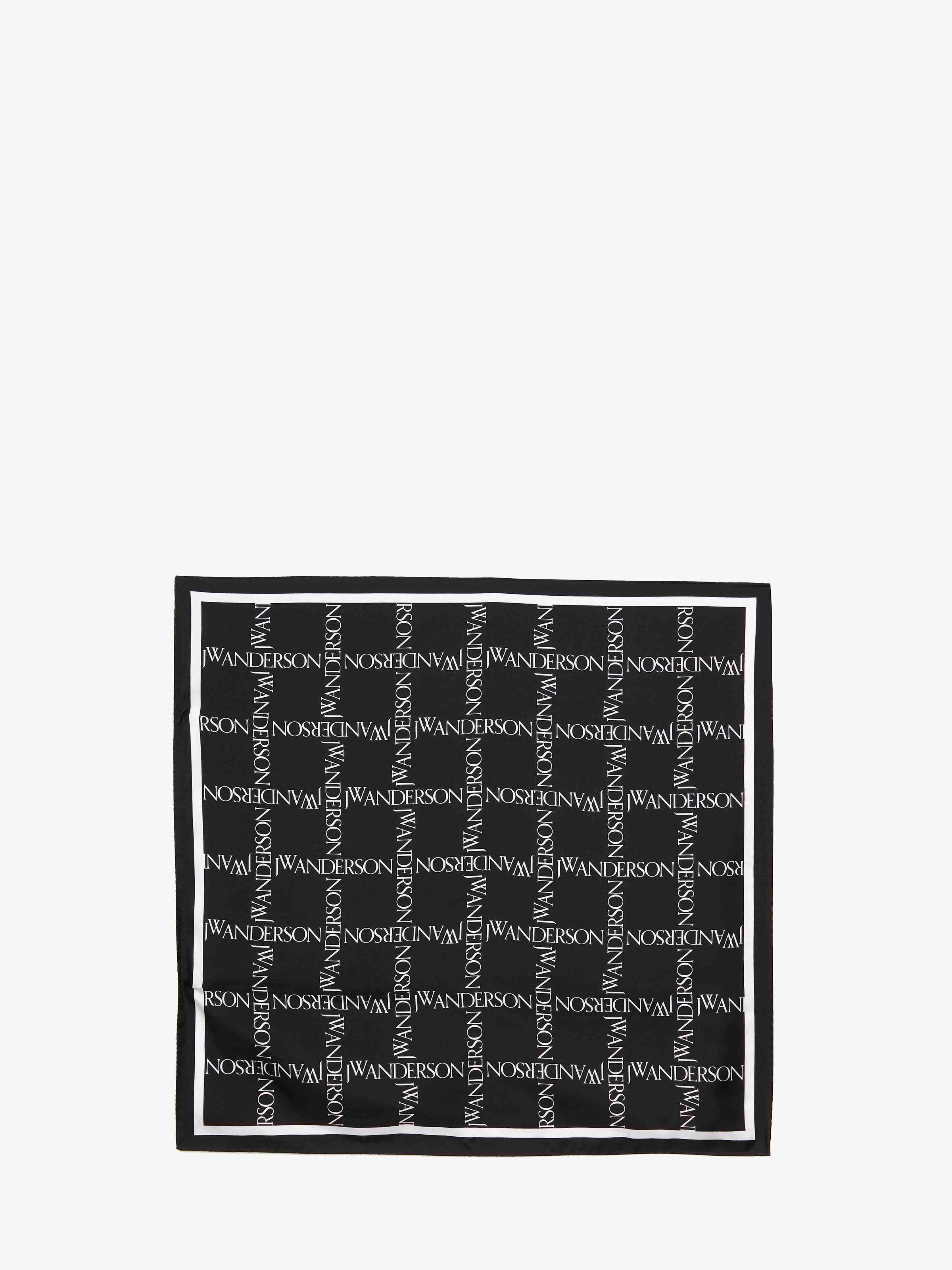 CL_60 X 60 SCARF - BLACK/WHITE_AC0305FA0315