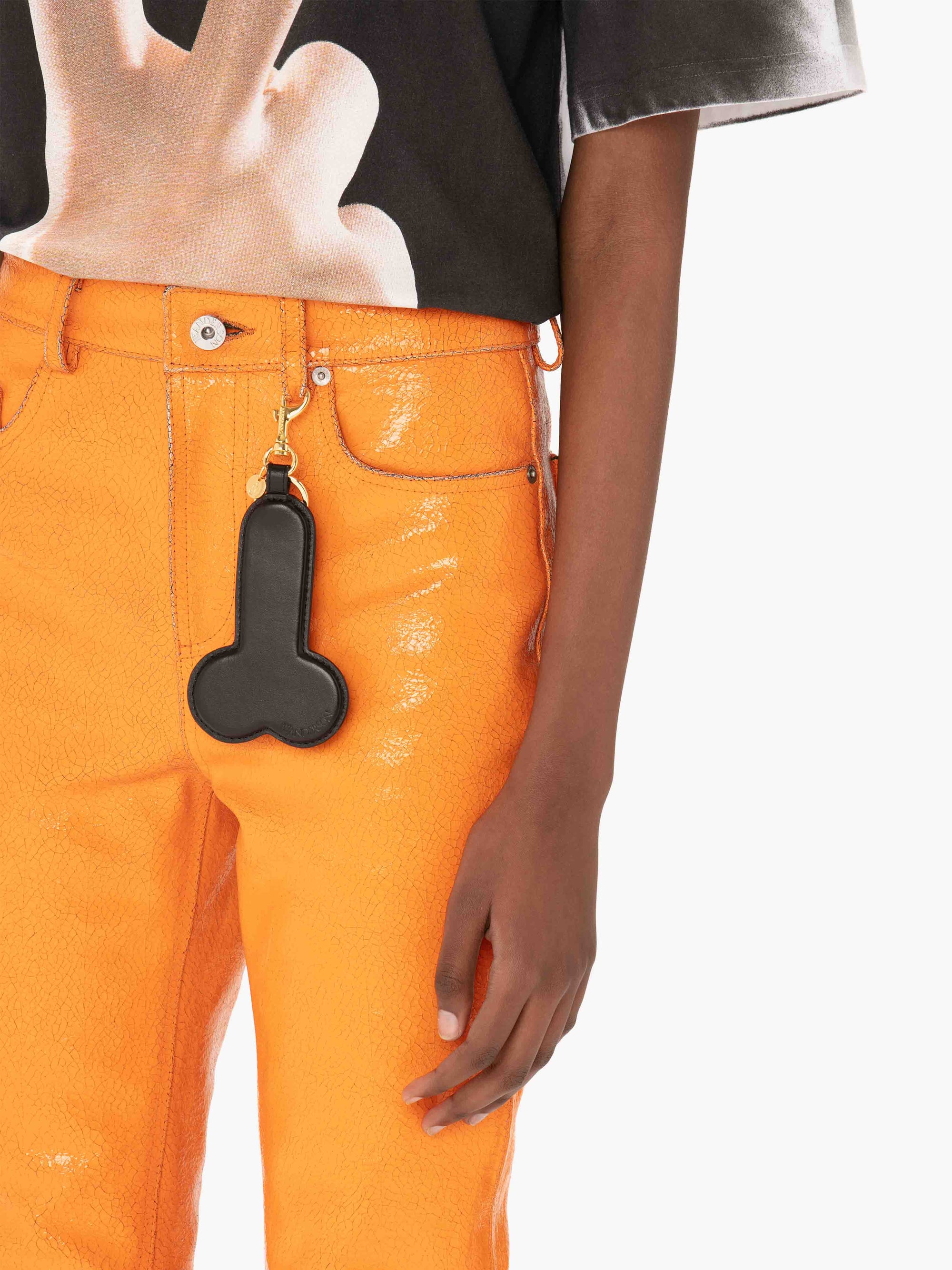 LEATHER PENIS KEYRING