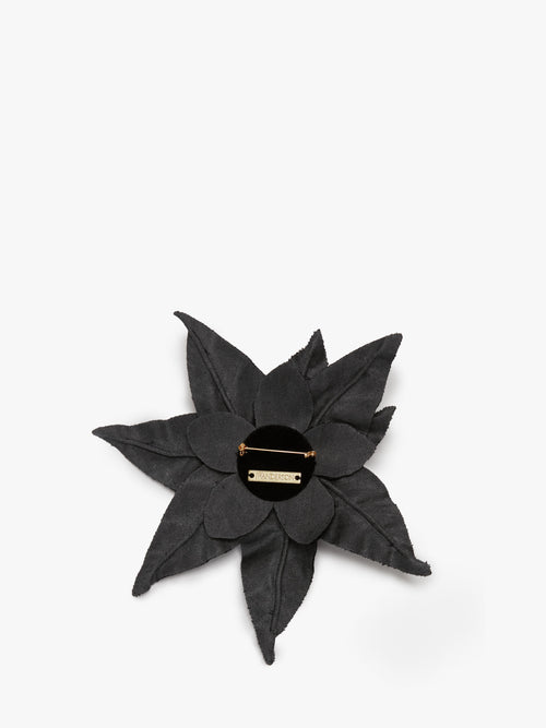 VELVET POINSETTIA BROOCH