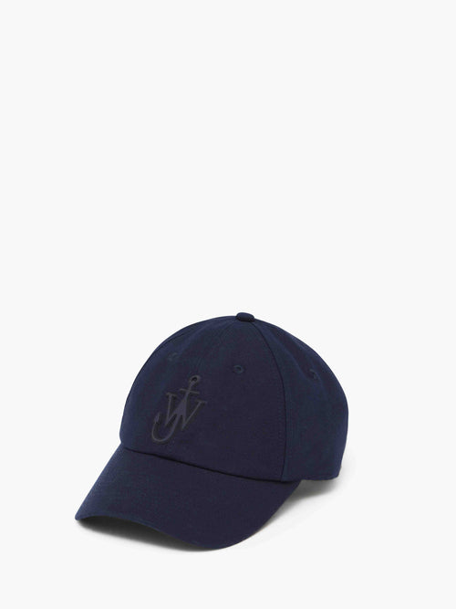 DENIM BASEBALL CAP WITH ANCHOR LOGO