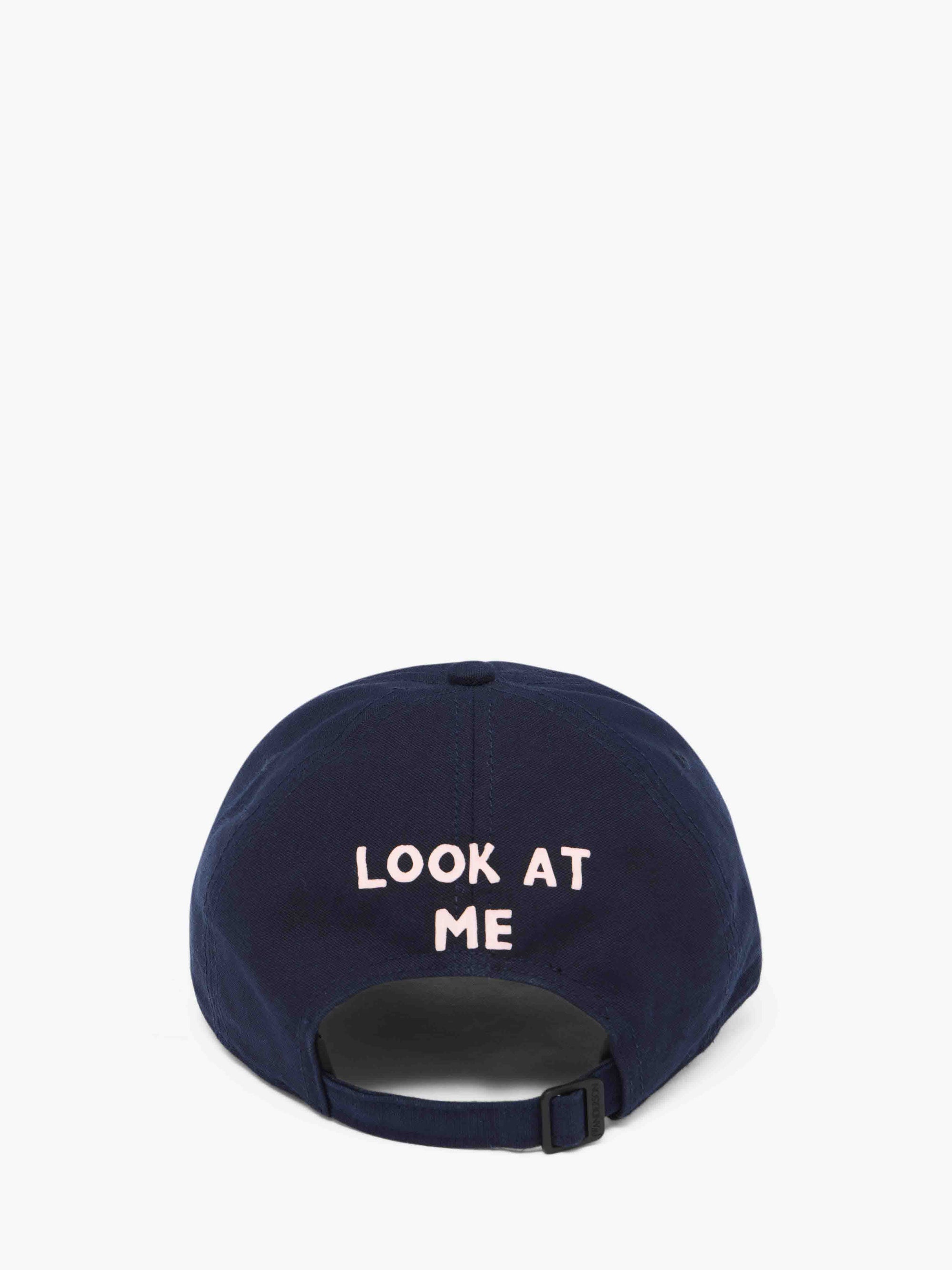 DENIM BASEBALL CAP WITH ANCHOR LOGO