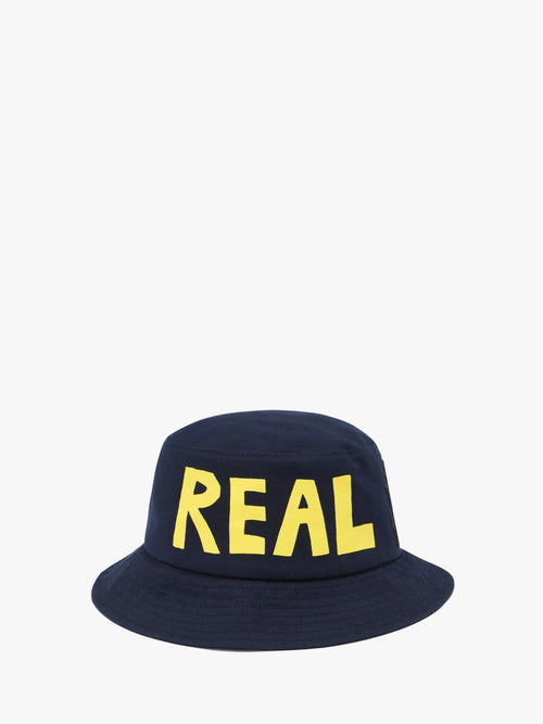 REAL SLEEP' SLOGAN BUCKET HAT