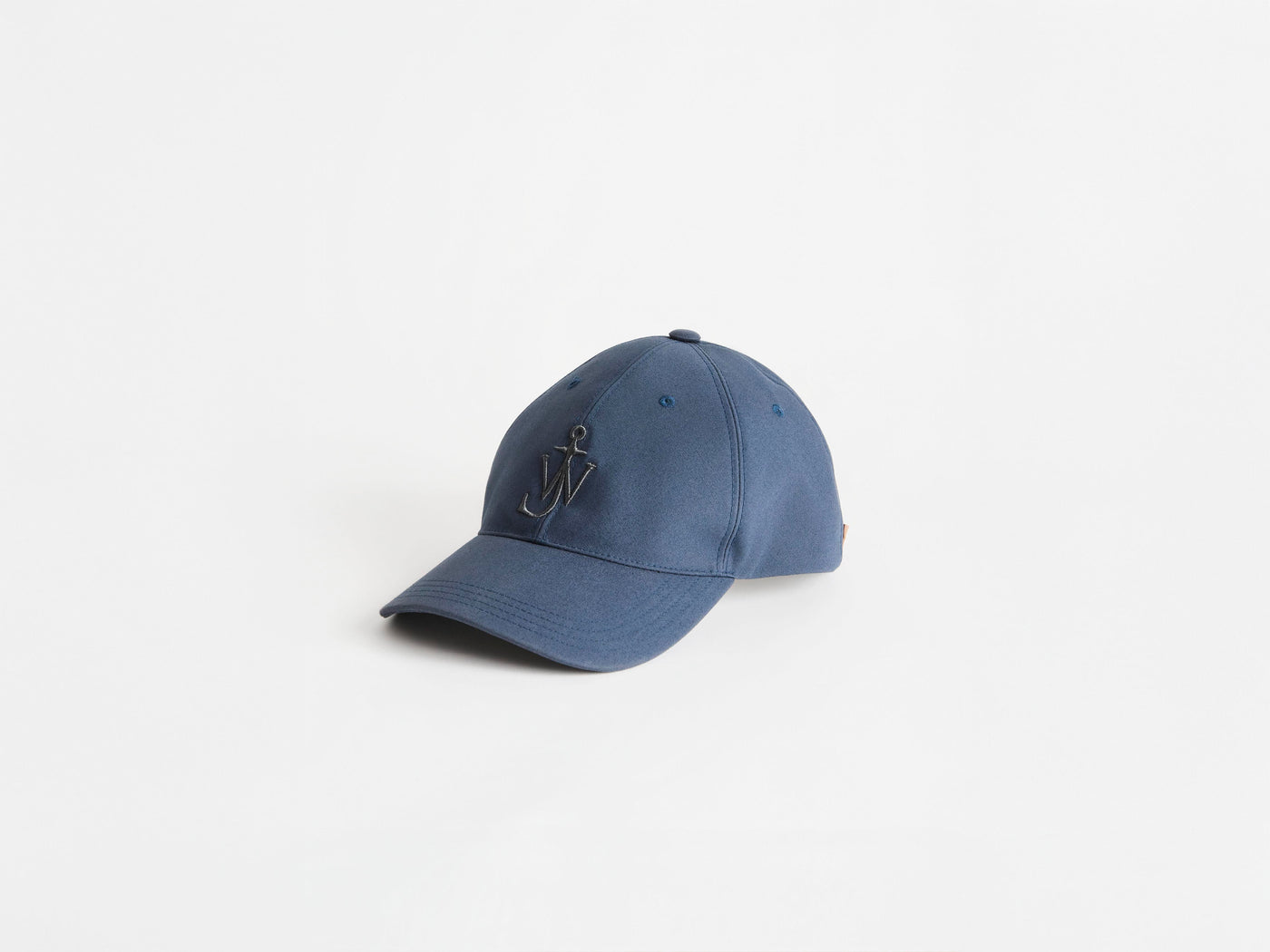 WAXED COTTON BASEBALL CAP IN DARK BLUE