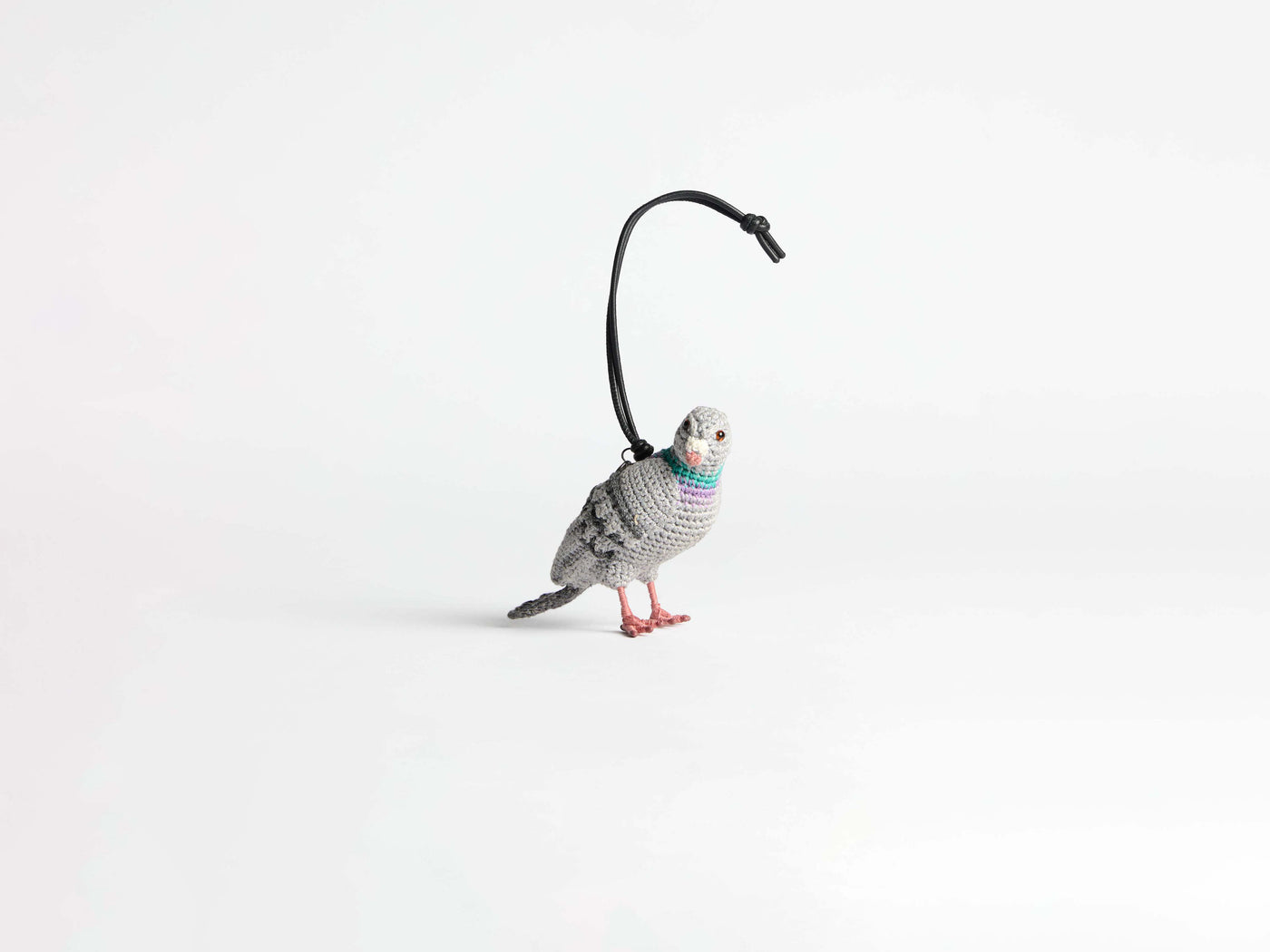 HAND-CROCHETED PIGEON CHARM