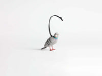 HAND-CROCHETED PIGEON CHARM