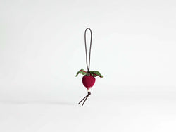 radish charm burgundy Product Front 1
