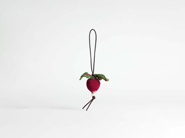 radish charm burgundy Product Front 1